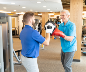 The Pines at Davidson offers fitness classes at our private fitness center.